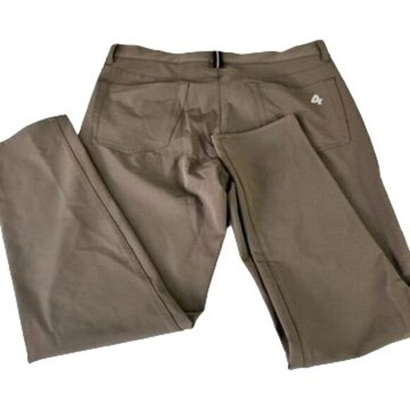 FOURLAPS Pants Mens 34X28 Olive Green Traverse Straight Leg Army 1072 Active - Picture 4 of 12